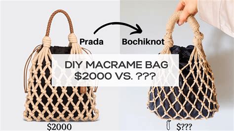 How to DIY a 00 Prada Macrame Net Bag 